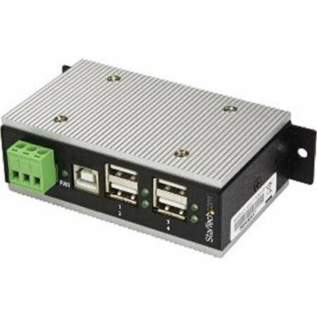 EZGENERATION 4-Port Industrial USB Hub - USB 2.0 - 15kV ESD Protection EZ953319